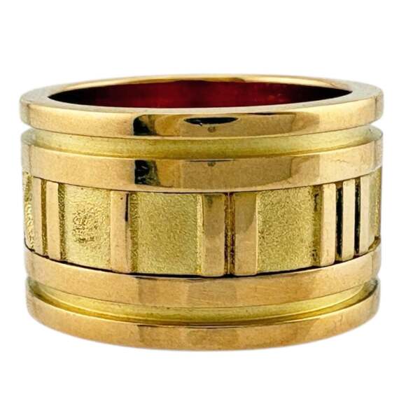 Pre-owned Tiffany Atlas Wide Ring, 18k gold, for women, TIFFANY & Co. - Picture 4 of 8